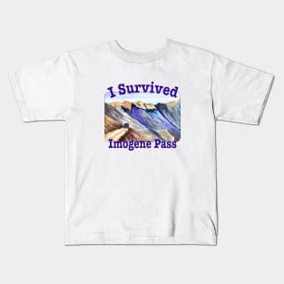 I Survived Imogene Pass, Colorado Kids T-Shirt